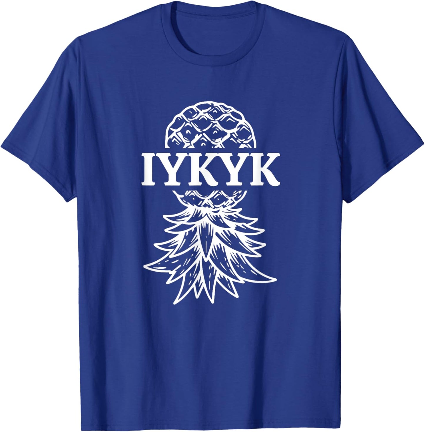 Upside Down Pineapple Swingers IYKYK T-Shirt - T-Shirt | Royal