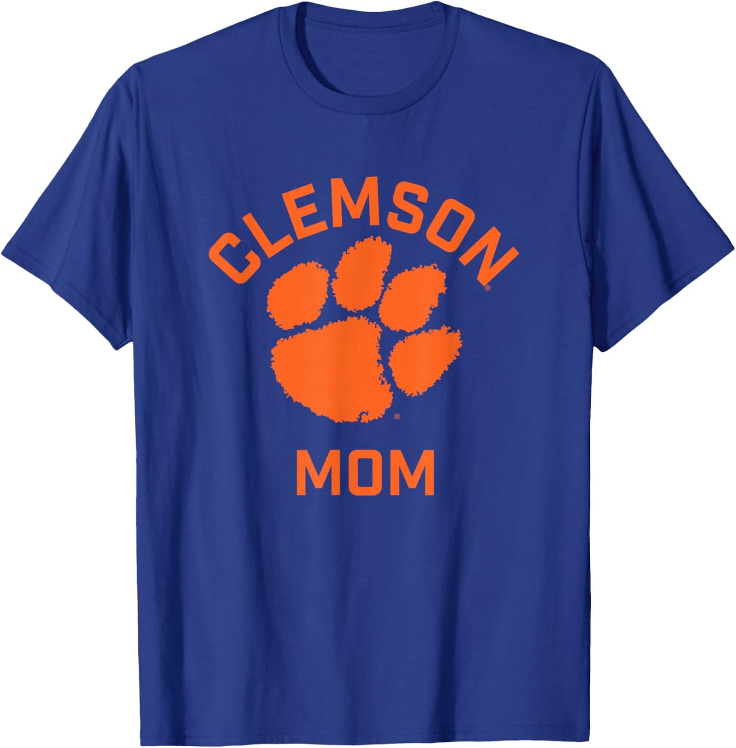 Clemson University Tigers Arched Mom T-Shirt - T-Shirt | Royal
