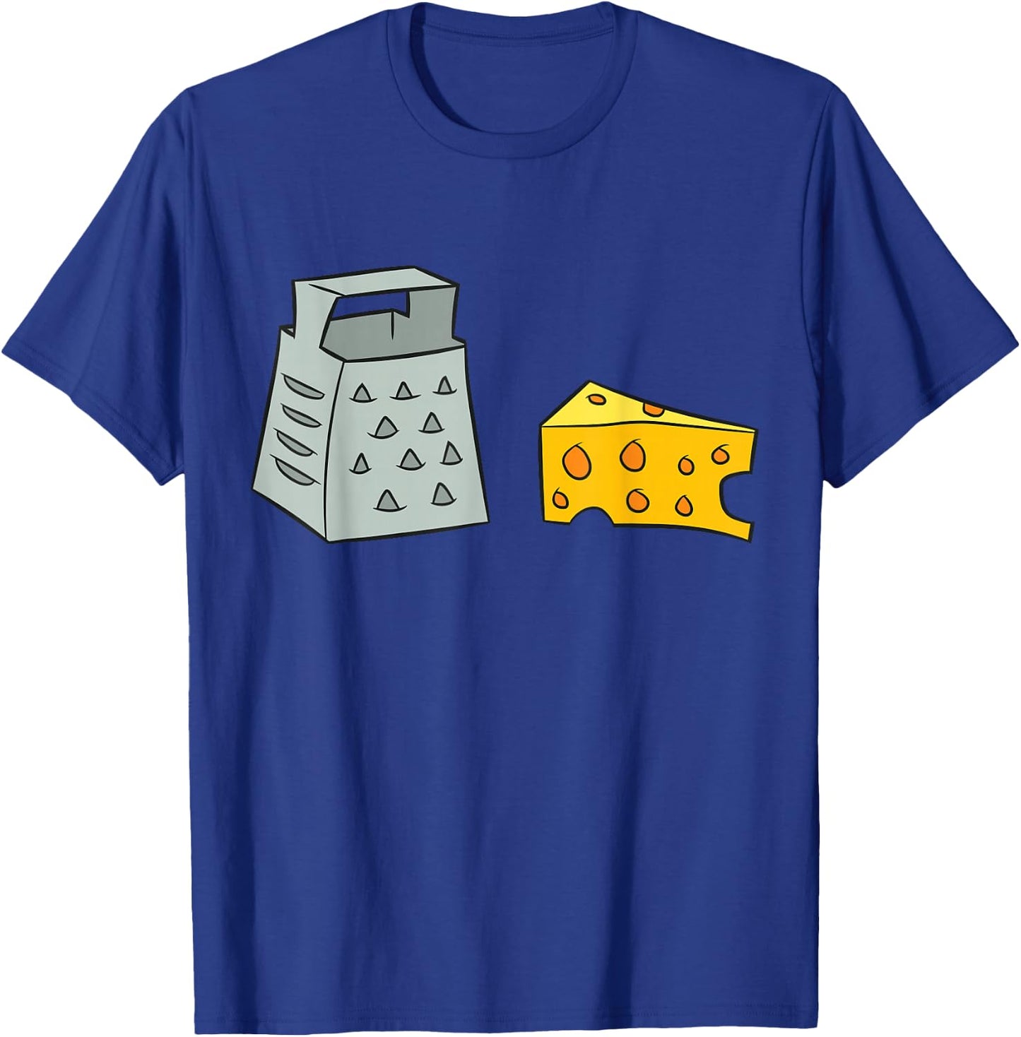 Cheese Lovers Gift Cheese Grater and Cheese T-Shirt - T-Shirt | Royal