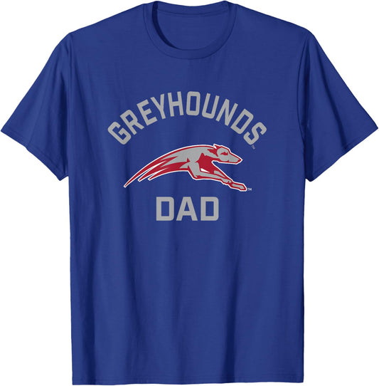 University of Indianapolis UIndy Greyhounds Arched Dad T-Shirt - T-Shirt | Royal
