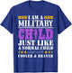 I Am A Military Child Purple Up For Military Child Month T-Shirt - T-Shirt | Royal