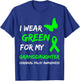 I Wear Green For My Granddaughter Cerebral Palsy Ribbon T-Shirt - T-Shirt | Royal
