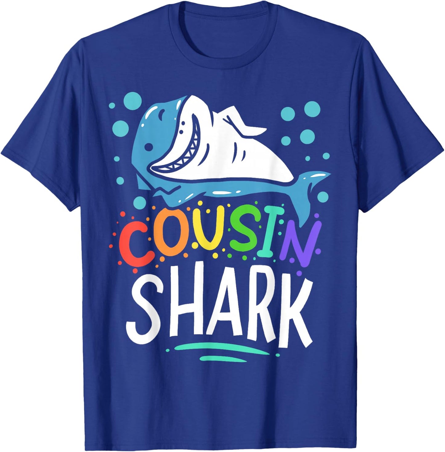 Cousin Shark Gift T-Shirt - T-Shirt | Royal