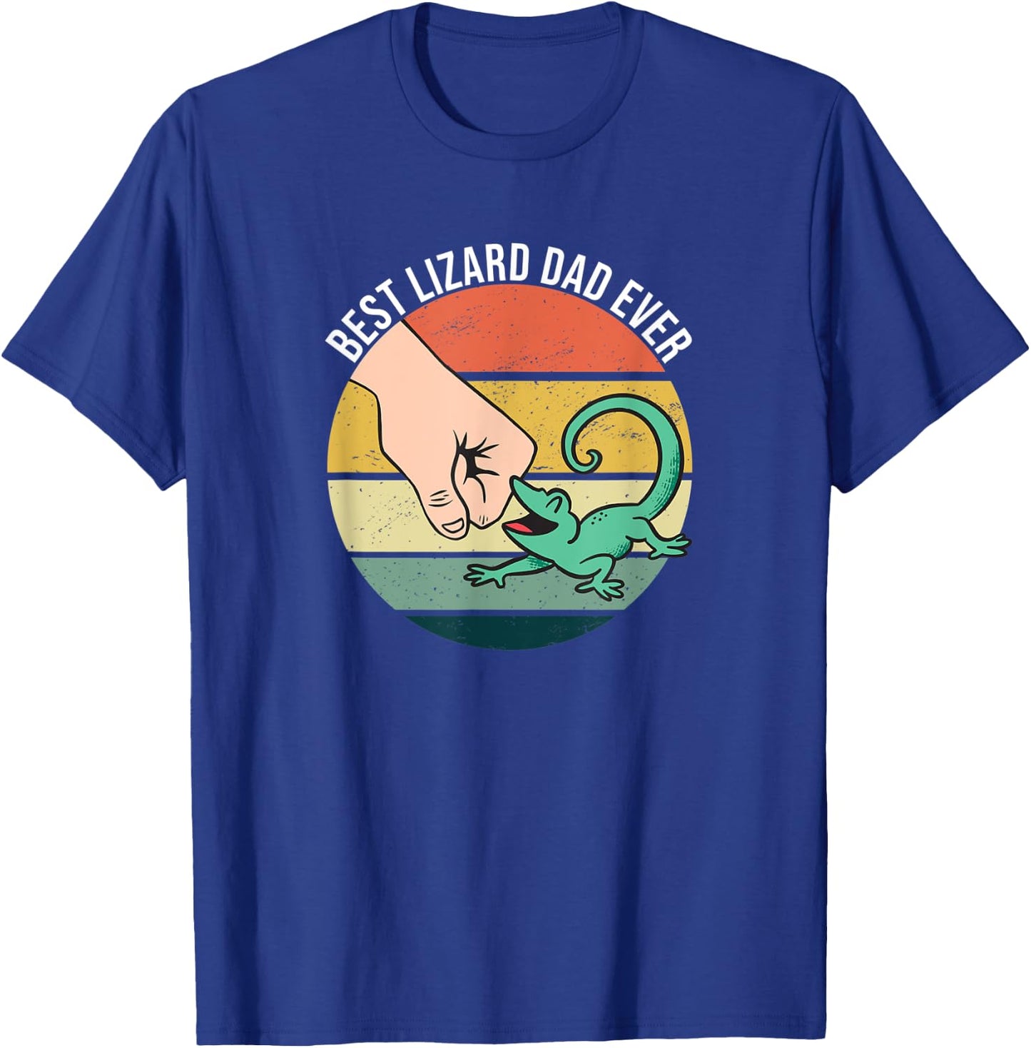 Best Lizard Dad Ever For Lizard Owner T-Shirt - T-Shirt | Royal
