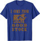 I Come From Good Stock Cowboy Neutral Boho Vintage Western T-Shirt - T-Shirt | Royal