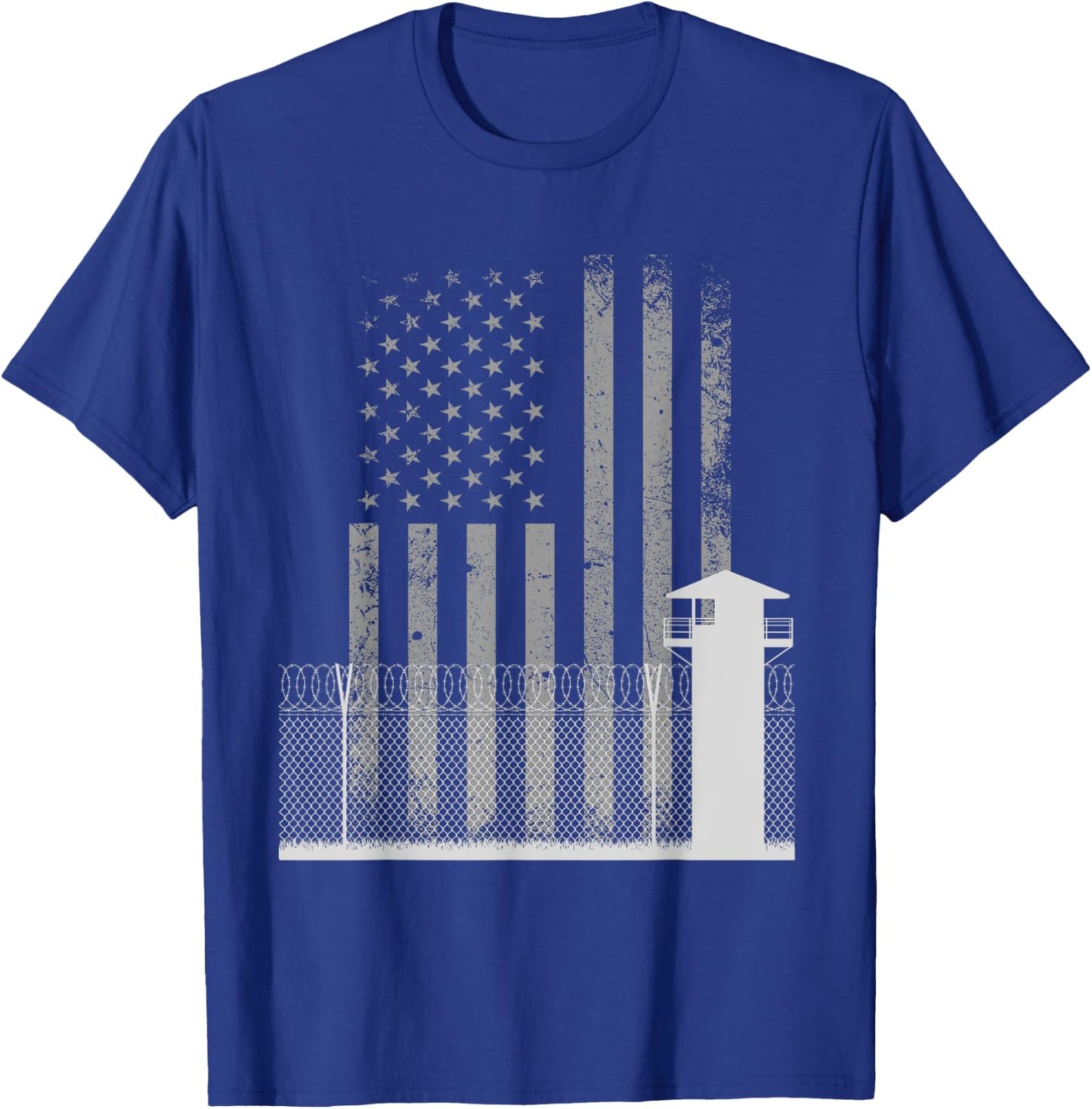 Border Control Patrol USA Conservative Republican Security T-Shirt - T-Shirt | Royal