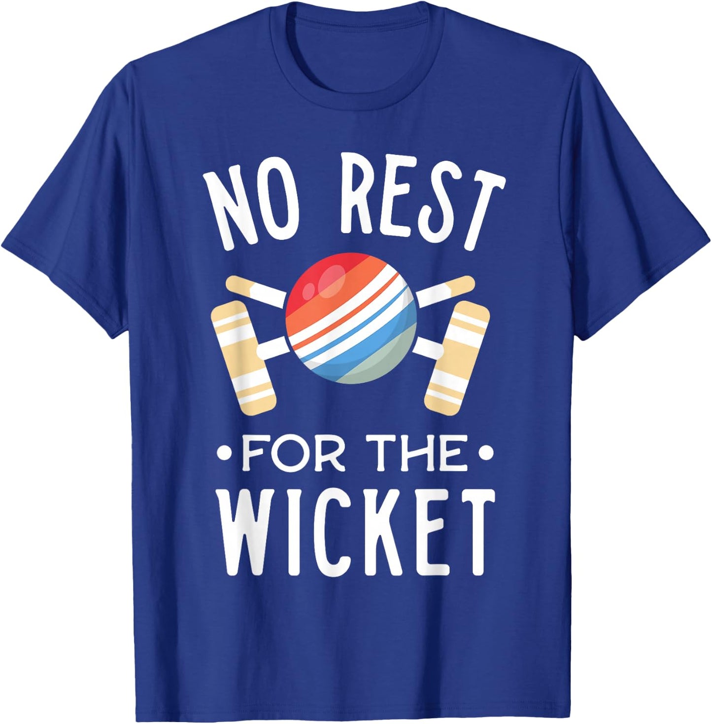 Funny Croquet Shirt Rest For The Wicket Club Coach Gift T-Shirt - T-Shirt | Royal