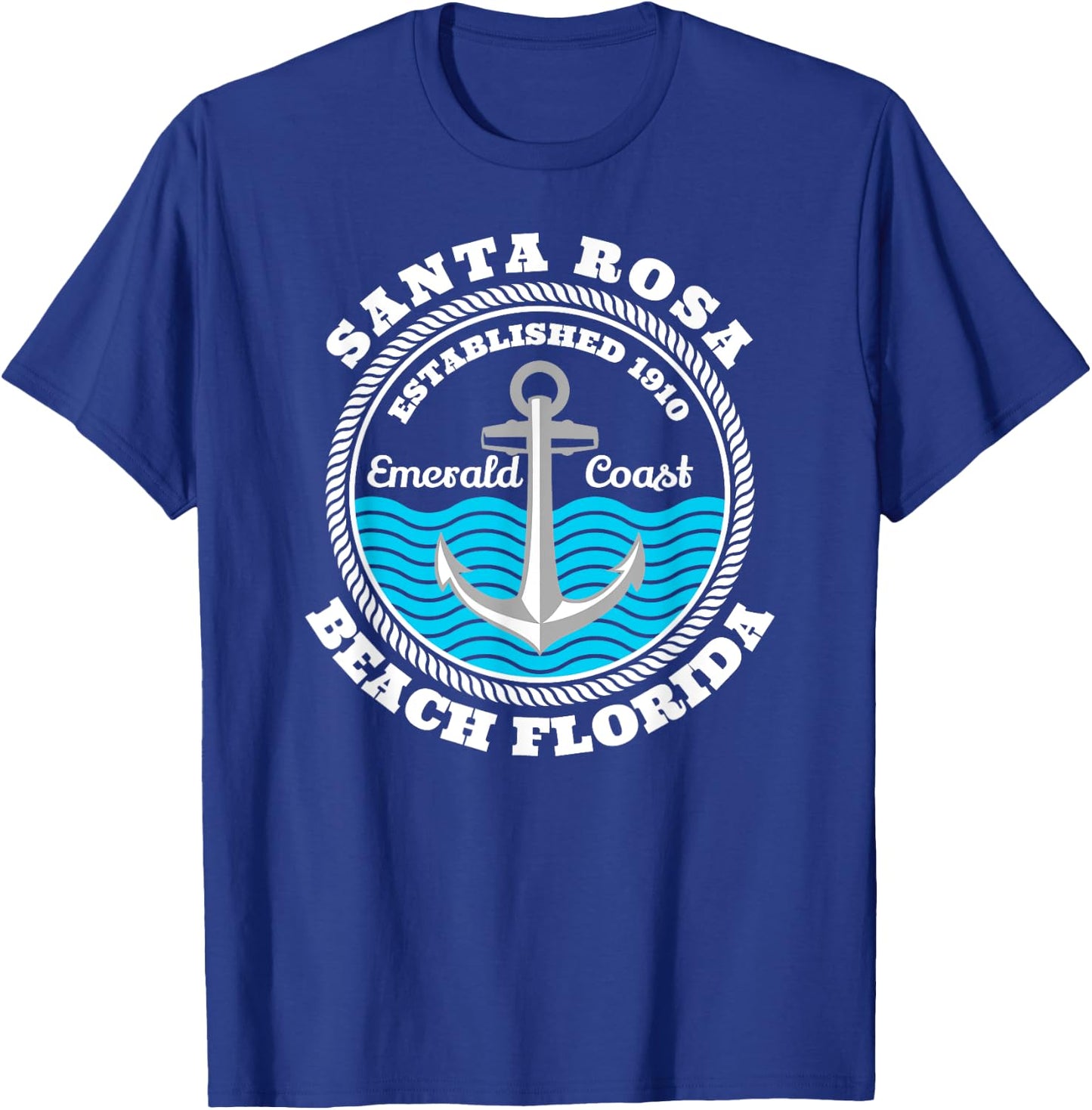 Santa Rosa Beach Florida Women Kids T-Shirt - T-Shirt | Royal