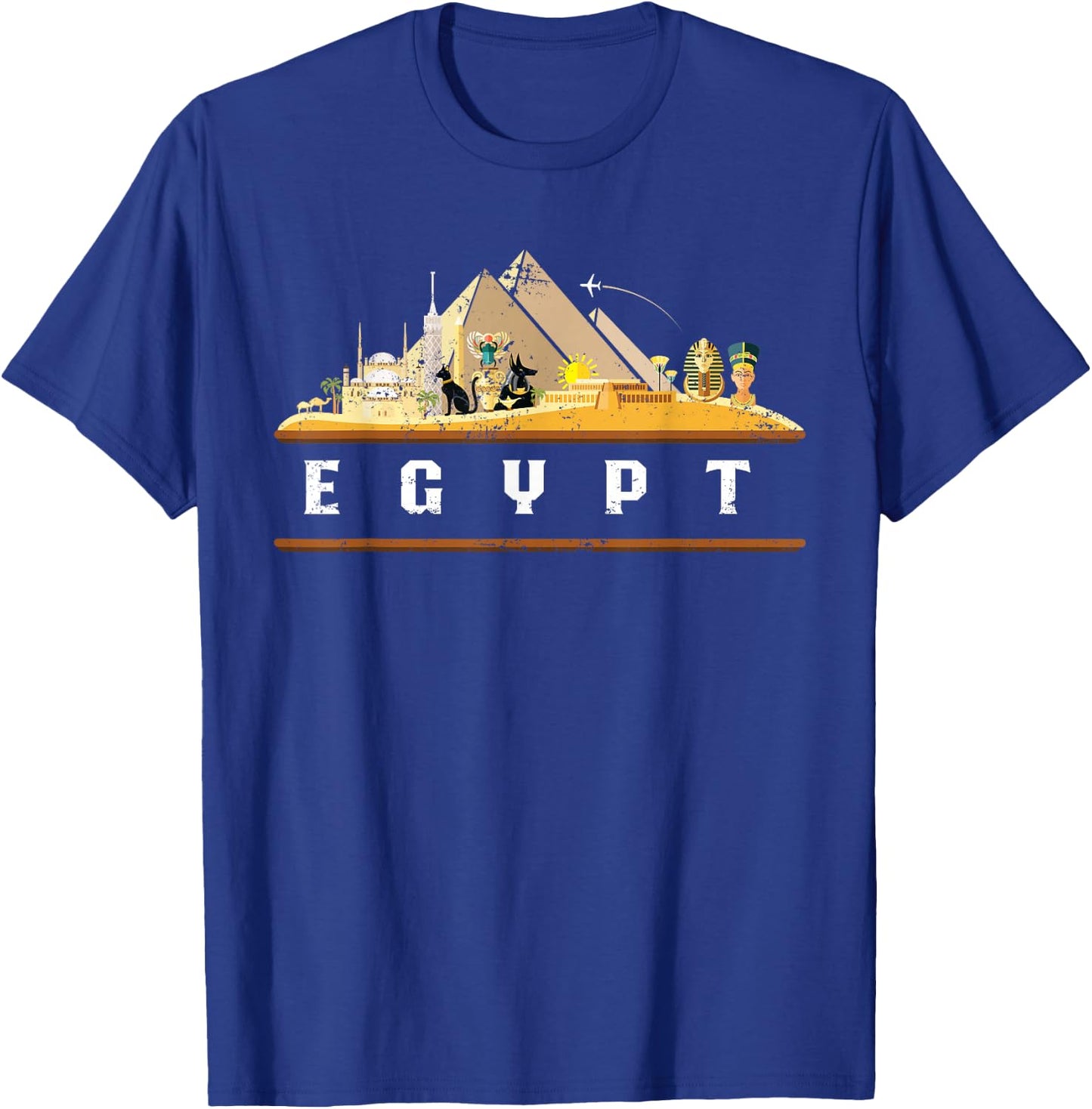 Egyptian Pyramids Gift Egyptian Culture Black -Adults Small Short Sleeve T-Shirt - T-Shirt | Royal