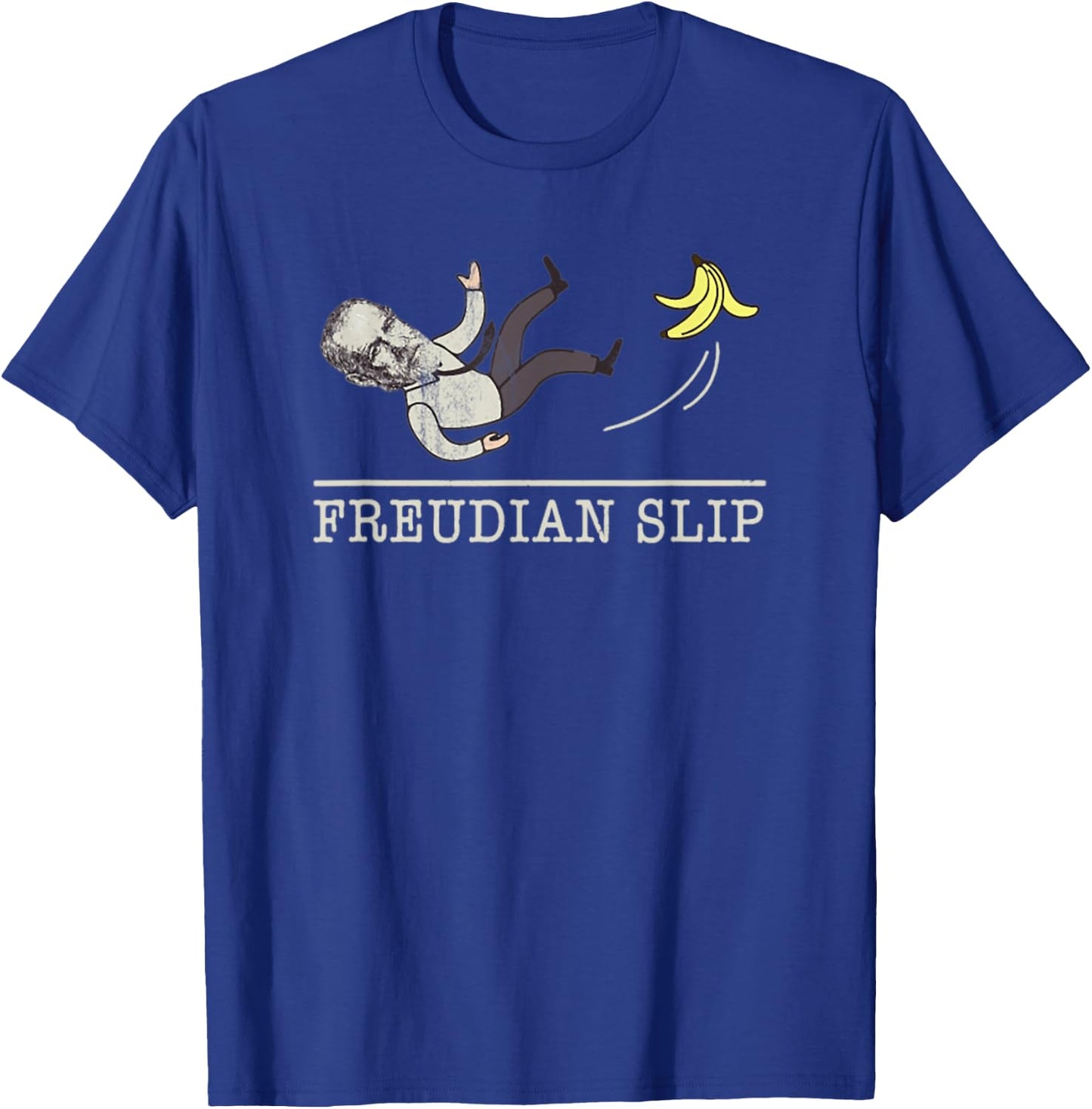 Freudian Slip On Banana T-Shirt - T-Shirt | Royal