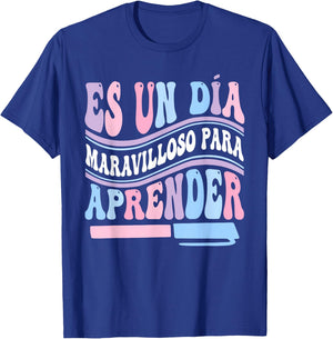 Espanol Bilingue Spanish Teacher Maestra Women Girls Kids T-Shirt - T-Shirt | Royal