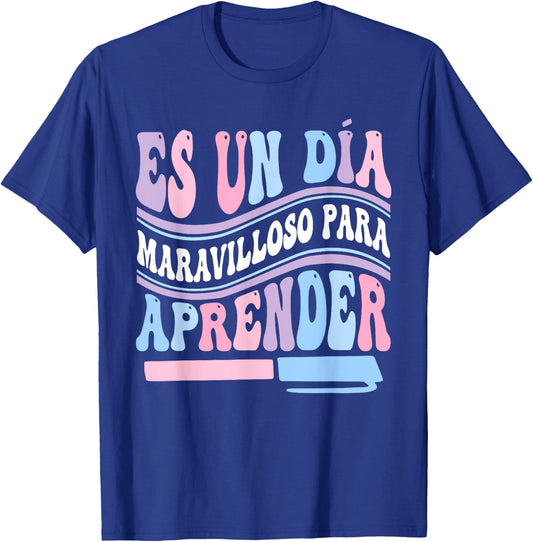Espanol Bilingue Spanish Teacher Maestra Women Girls Kids T-Shirt - T-Shirt | Royal