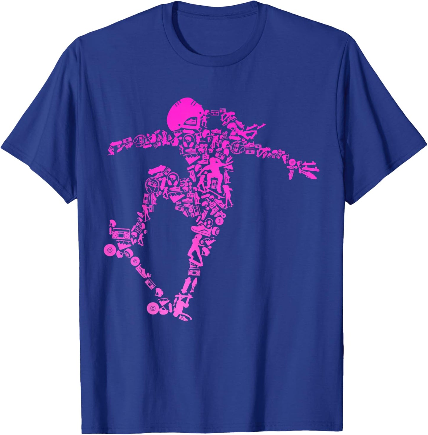 Skater Girl Skateboarder Girl Skateboard Gift T-Shirt - T-Shirt | Royal