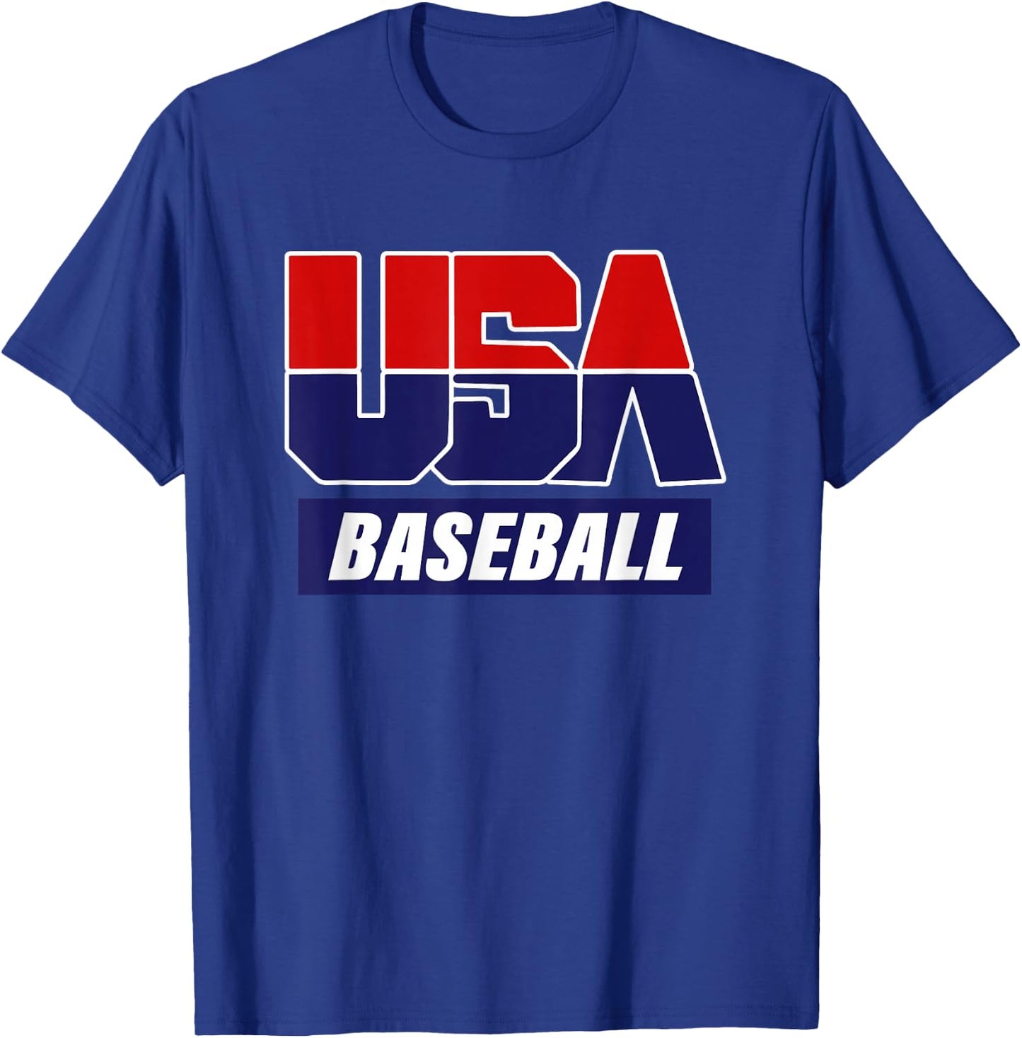 Baseball 2024 USA T-Shirt - T-Shirt | Royal