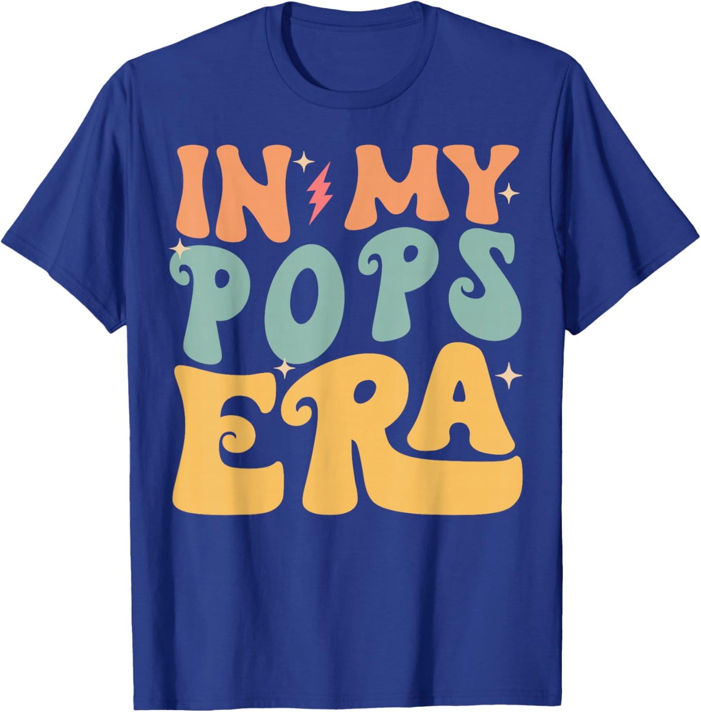 In My POPS Era Groovy Funny Grandpa Father's Day T-Shirt - T-Shirt | Royal