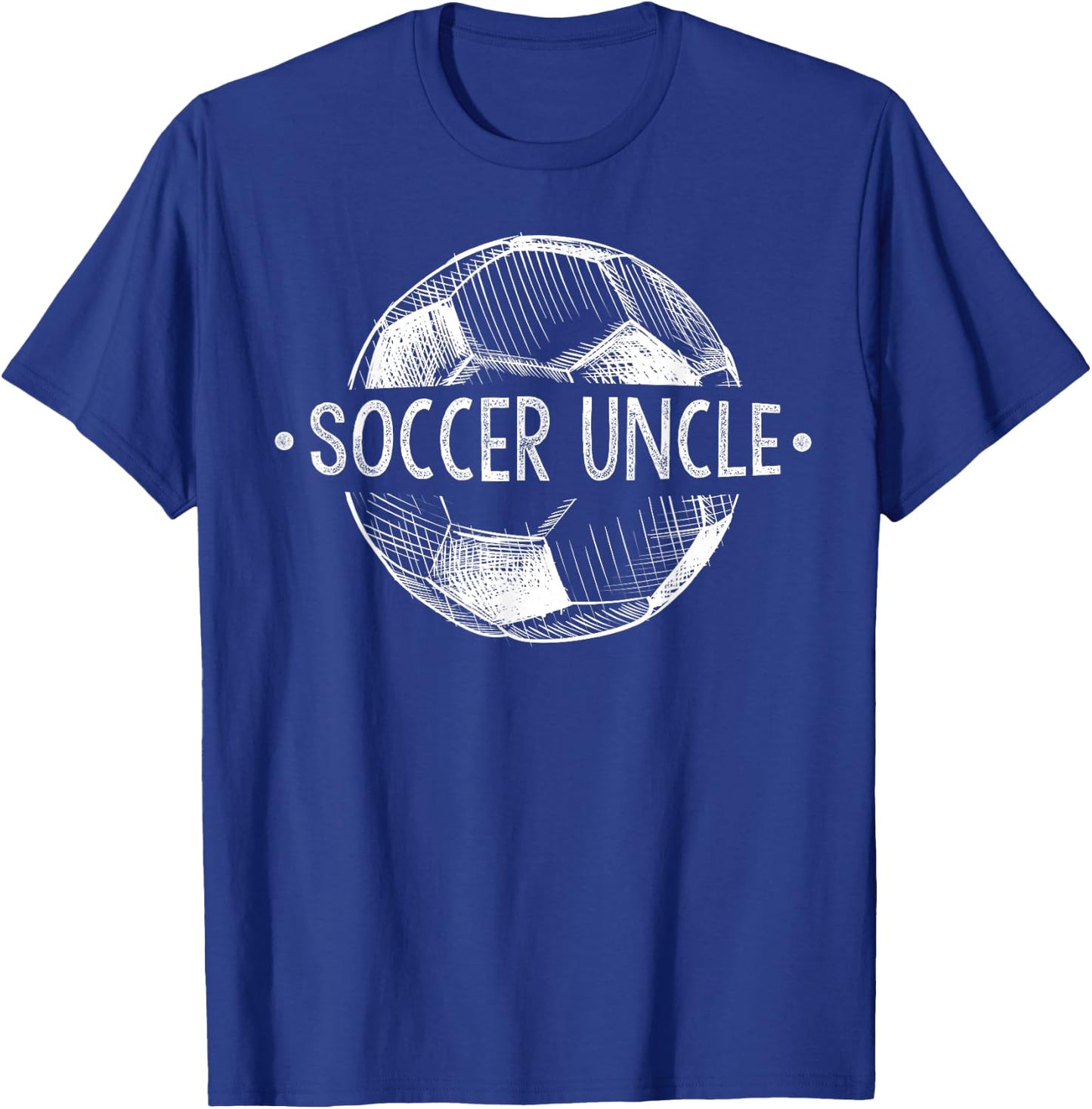 Soccer Uncle Family Matching Team Player Gift Sport Lover T-Shirt - T-Shirt | Royal