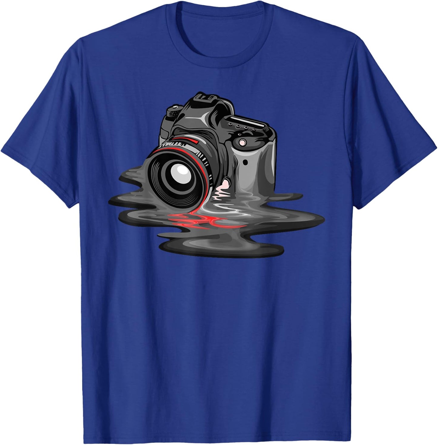 Funny Camera Gift Photographers Men Women Photography T-Shirt - T-Shirt | Royal