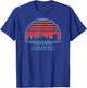 Austin City Skyline Retro 80s Style Souvenir Gift T-Shirt - T-Shirt | Royal