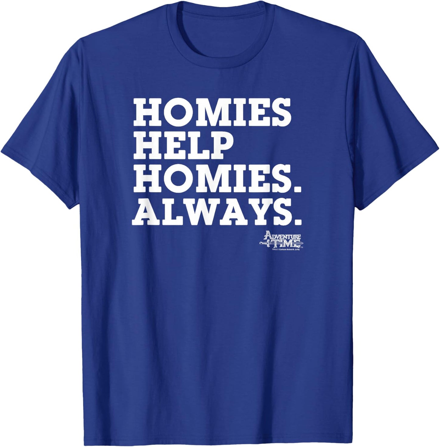 Adventure Time Homies Help Homies T-Shirt - T-Shirt | Royal