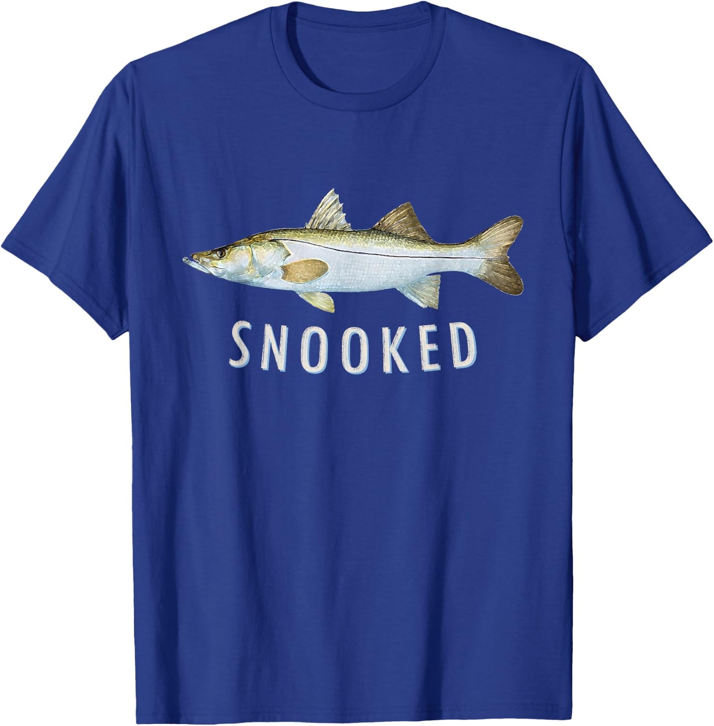 Snook Fishing Saltwater Inshore Common Snook Fish Graphic T-Shirt - T-Shirt | Royal
