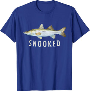 Snook Fishing Saltwater Inshore Common Snook Fish Graphic T-Shirt - T-Shirt | Royal