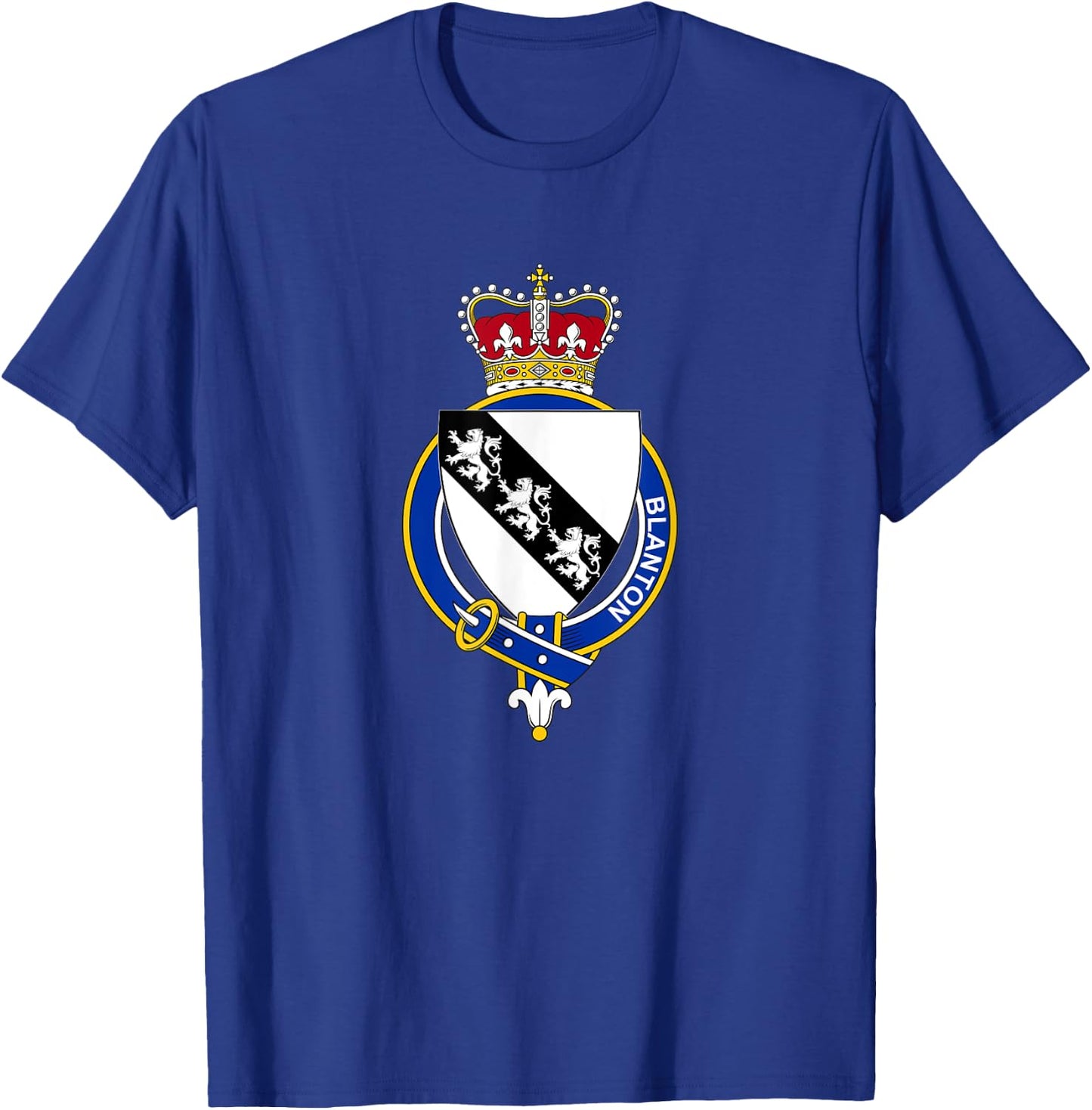 Blanton Coat of Arms - Family Crest T-Shirt - T-Shirt | Royal