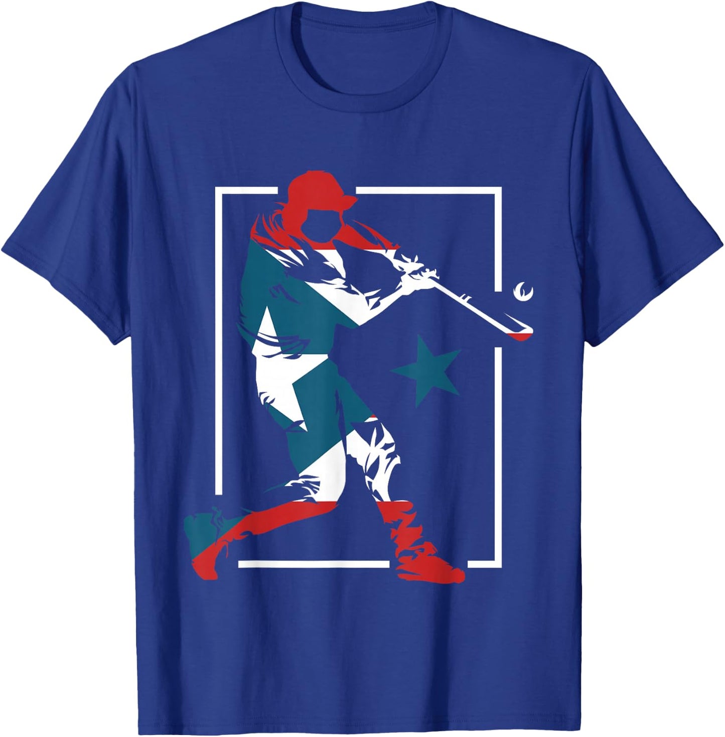 Puerto Rico Baseball Game Fans Lover Puerto Rican Pride Flag T-Shirt - T-Shirt | Royal