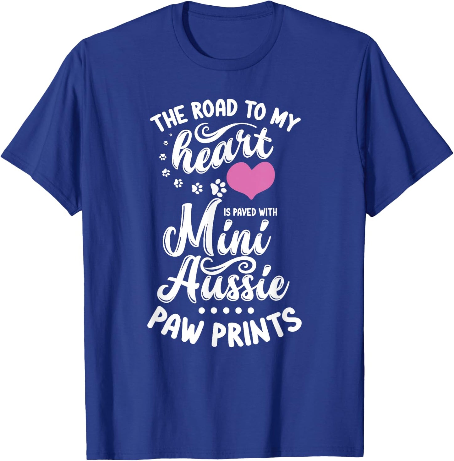Miniature Australian Shepherd Lover Toy Dog Mini Aussie Mom Women Kids T-Shirt - T-Shirt | Royal