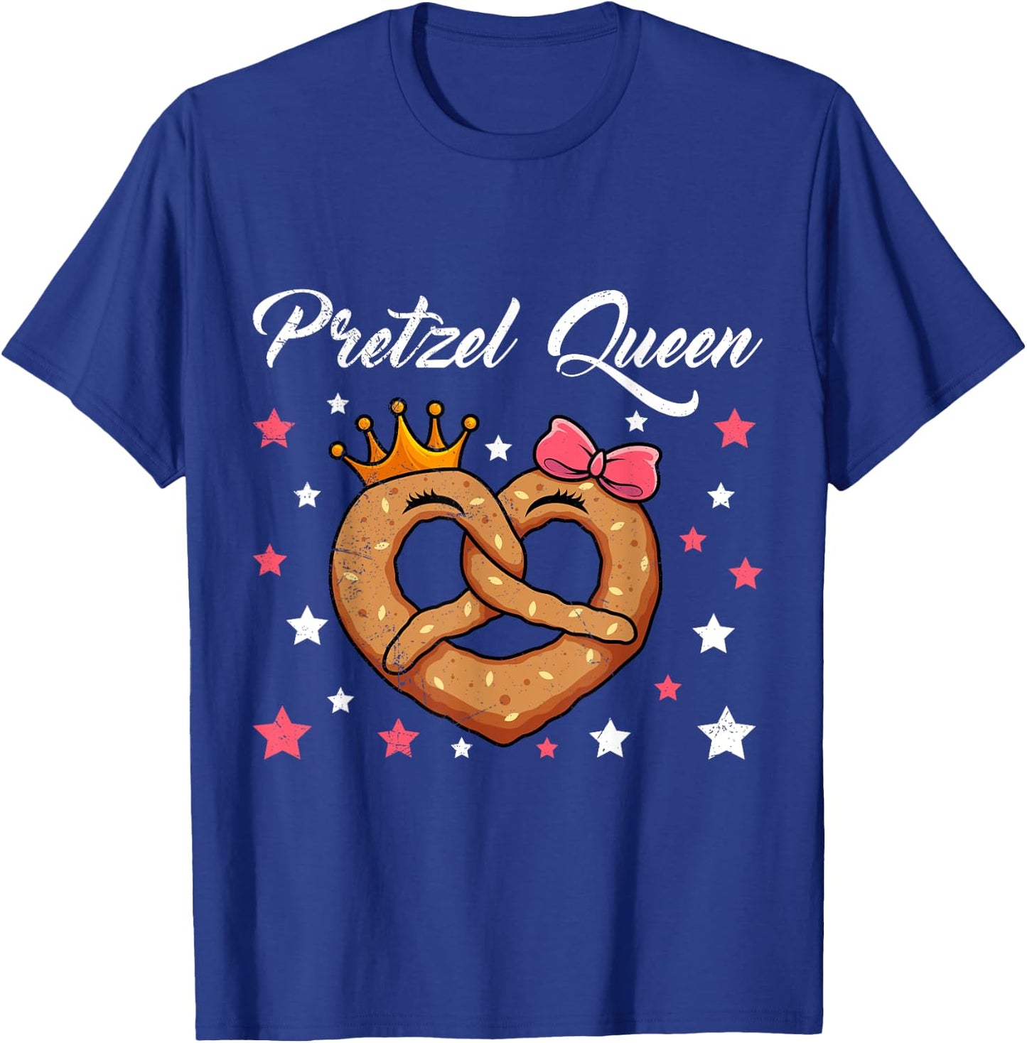 Pretzel Queen Pretzel Queen Bavarian Woman T-Shirt - T-Shirt | Royal