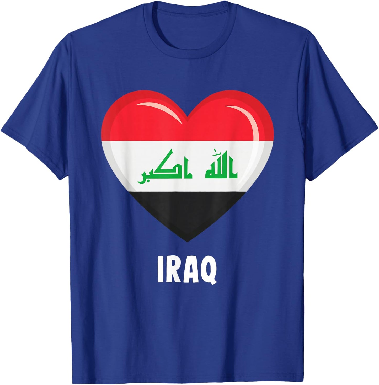 Iraq Flag Jersey | Iraqi T-Shirt - T-Shirt | Royal