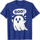 Toddler Ghost with Bow Boo Girls Halloween T-Shirt - T-Shirt | Royal