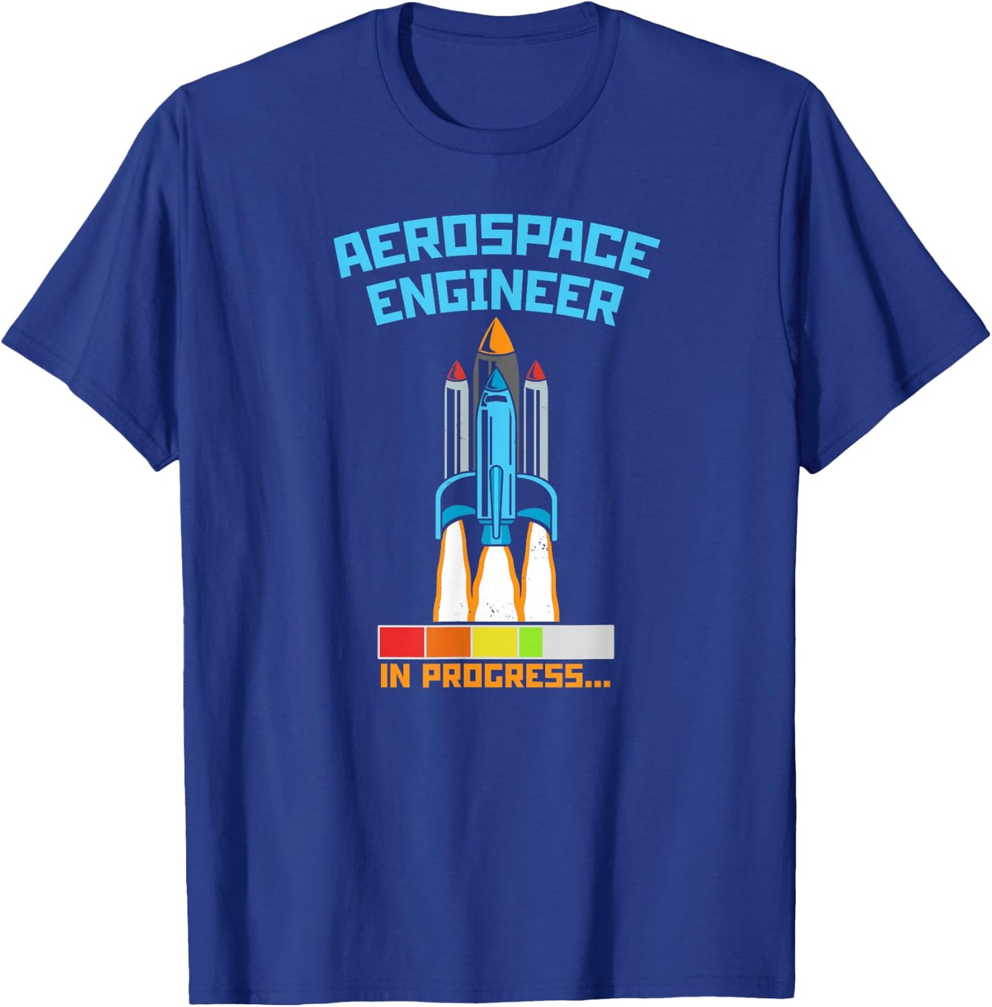 Science Engineer Space Designs Future Rocket Scientist Aerospace Engineer in Progress T-Shirt - T-Shirt | Royal