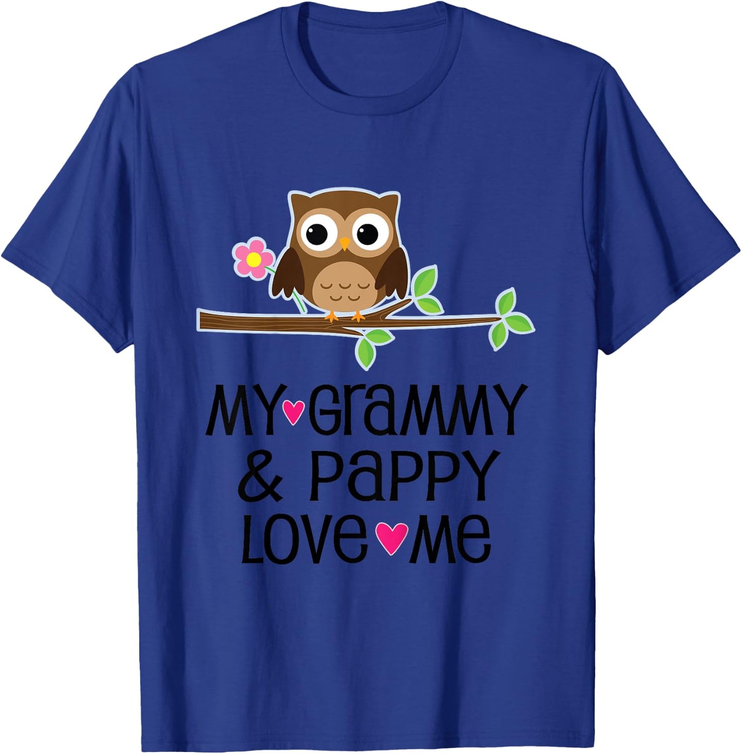 My Grammy and Pappy Love Me Grandchild T-Shirt - T-Shirt | Royal