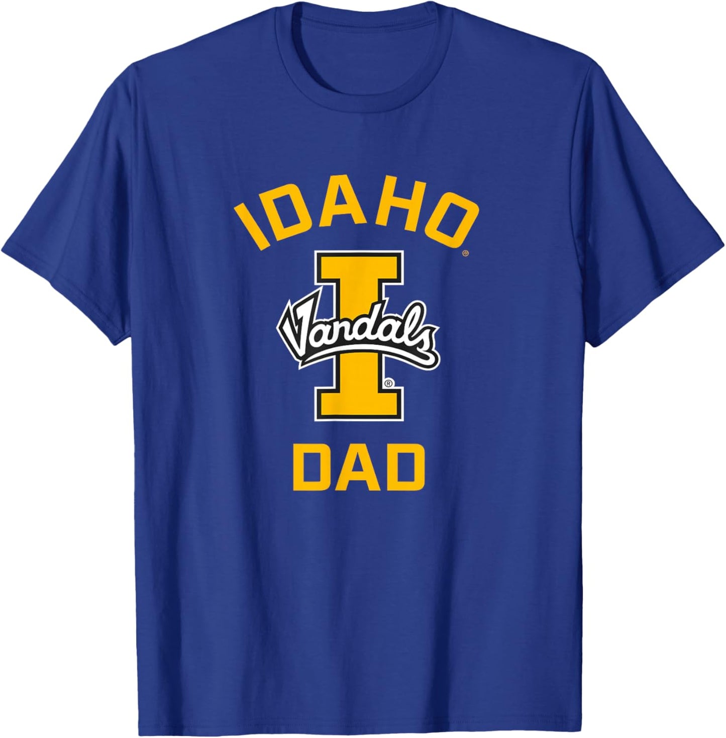 University of Idaho Vandals Arched Dad T-Shirt - T-Shirt | Royal