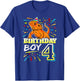 Bearded Dragon Lizard Kids 4th Birthday - 4 Year Old Boy T-Shirt - T-Shirt | Royal