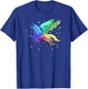 Unicorn Winged Pegasus Horse Rainbow Space Galaxy Stars Girl T-Shirt - T-Shirt | Royal