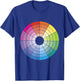 Colour Wheel Chart Color Hex Artist T-Shirt - T-Shirt | Royal