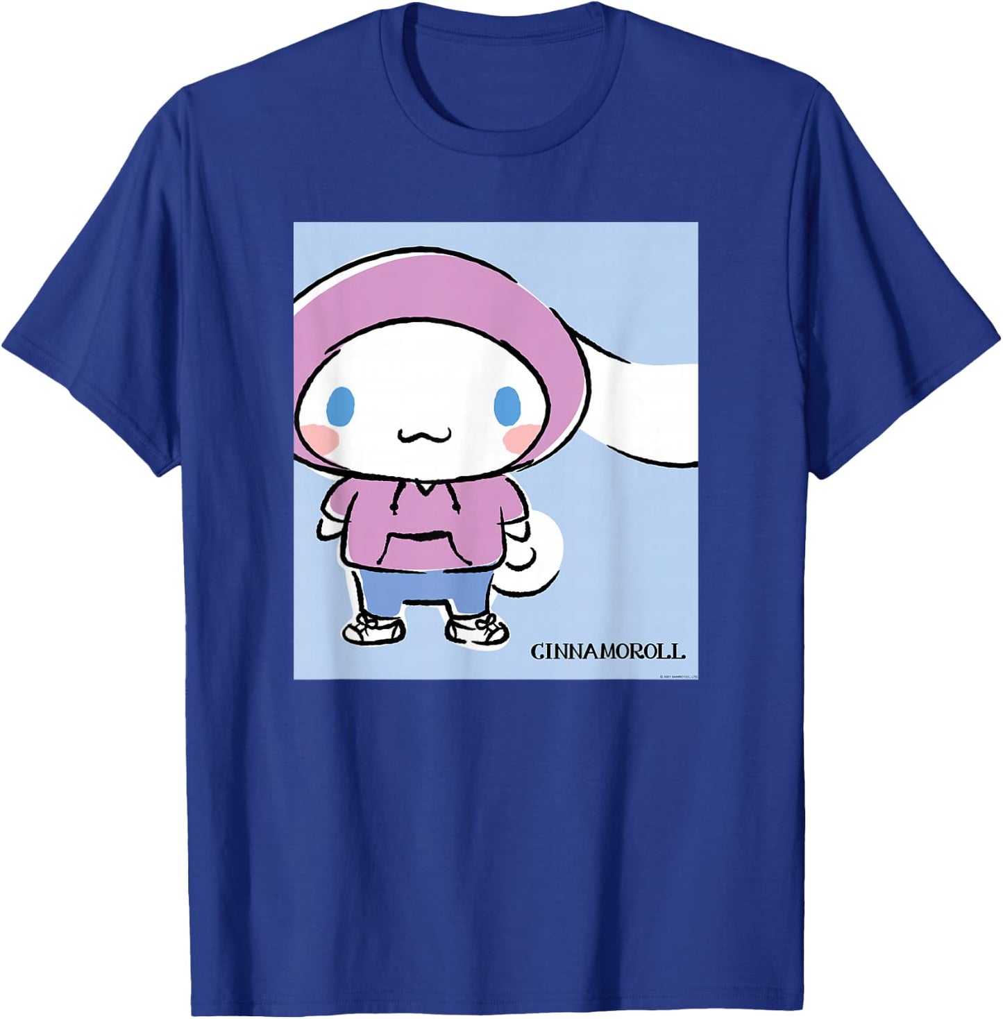 Cinnamoroll Collection Streetwear Print T-Shirt - T-Shirt | Royal
