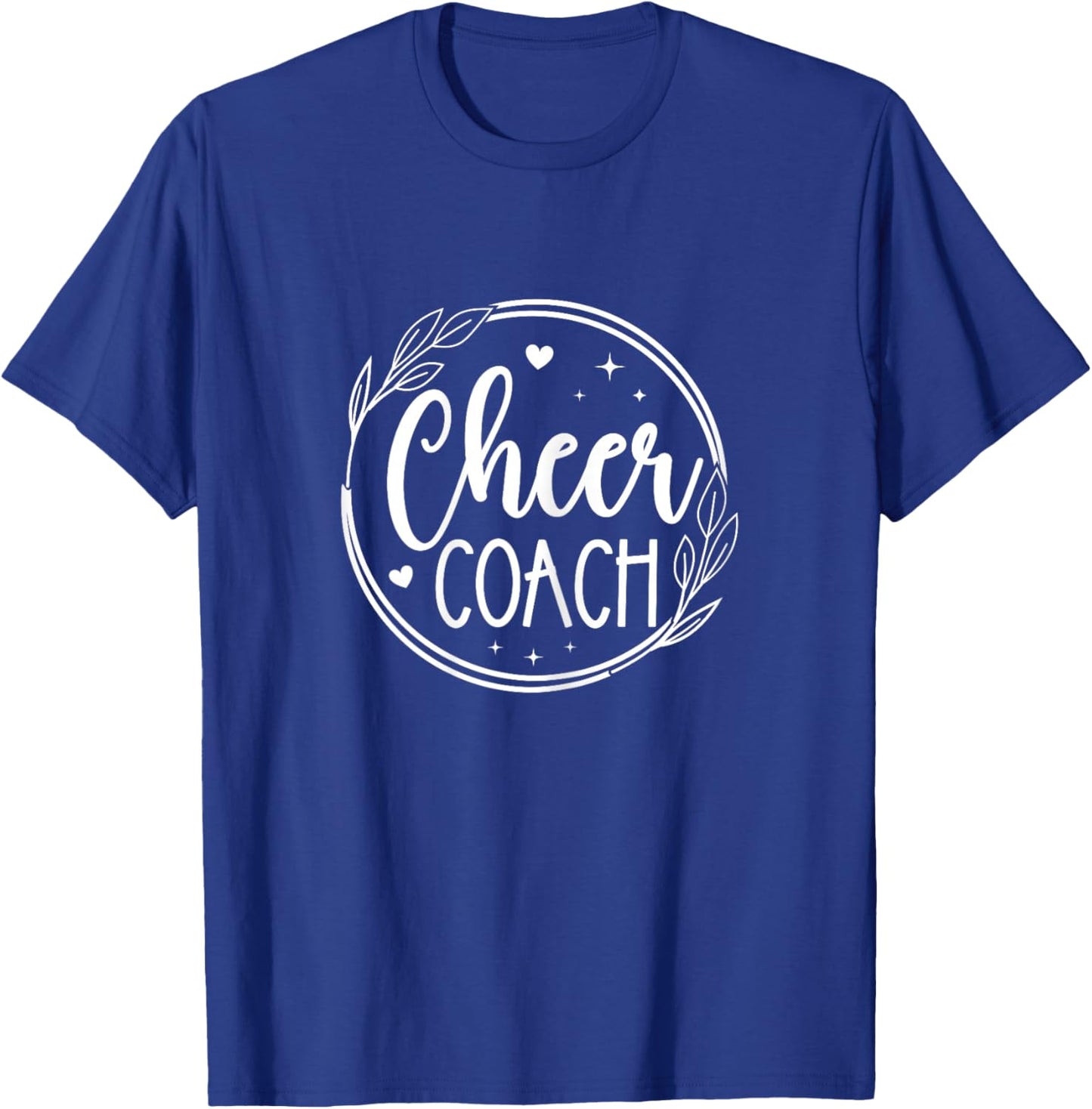 Cheer Coach Funny Design Cute Cheer Coach Cool Coaching T-Shirt - T-Shirt | Royal