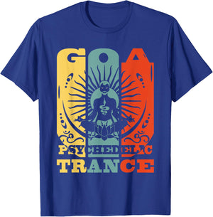 Goa Psychedelic Trance - OM Psytrance Present T-Shirt - T-Shirt | Royal