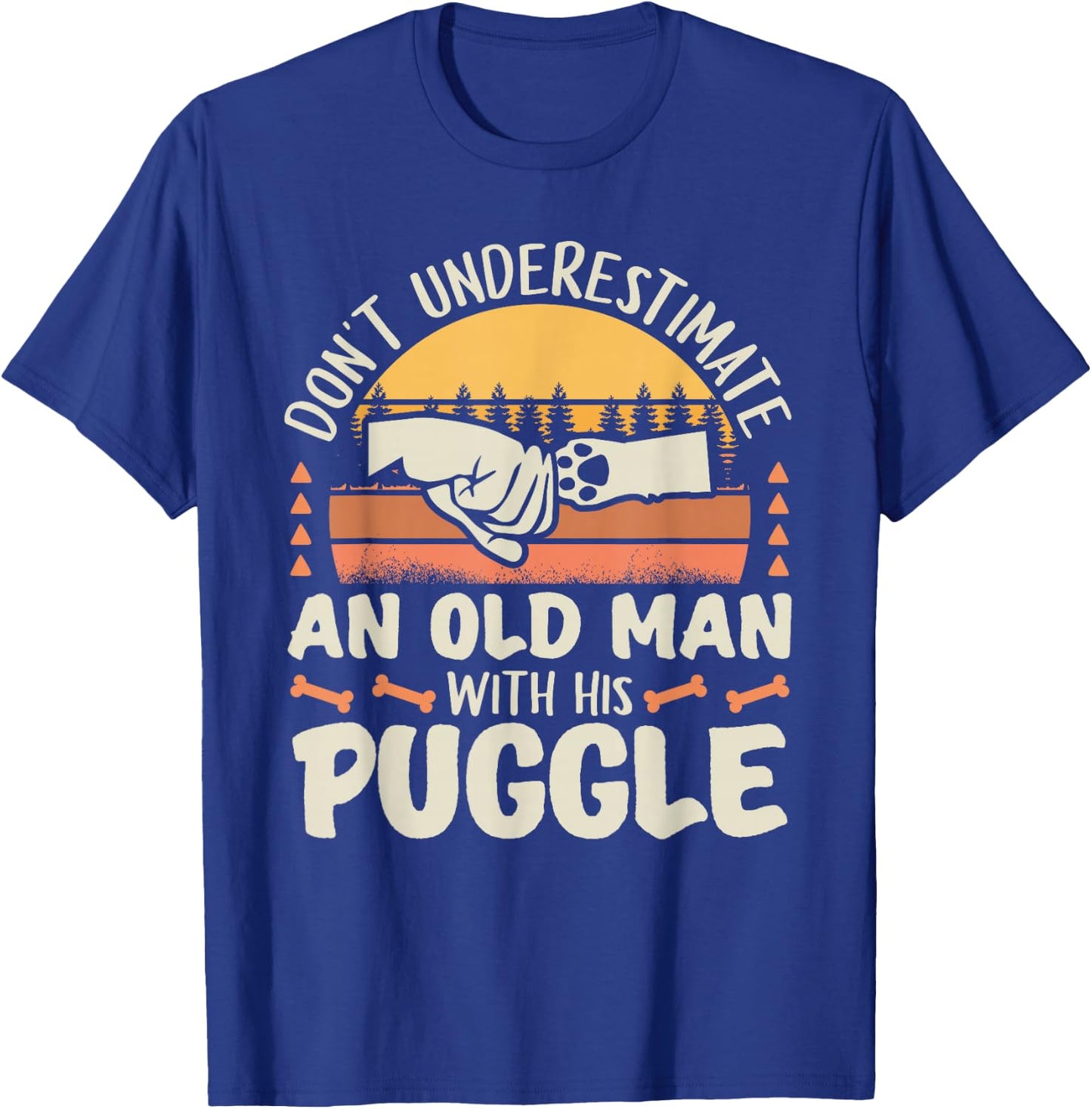 Puggle Shirt Men Women Dog Mom Dog Lover Puggle T-Shirt - T-Shirt | Royal