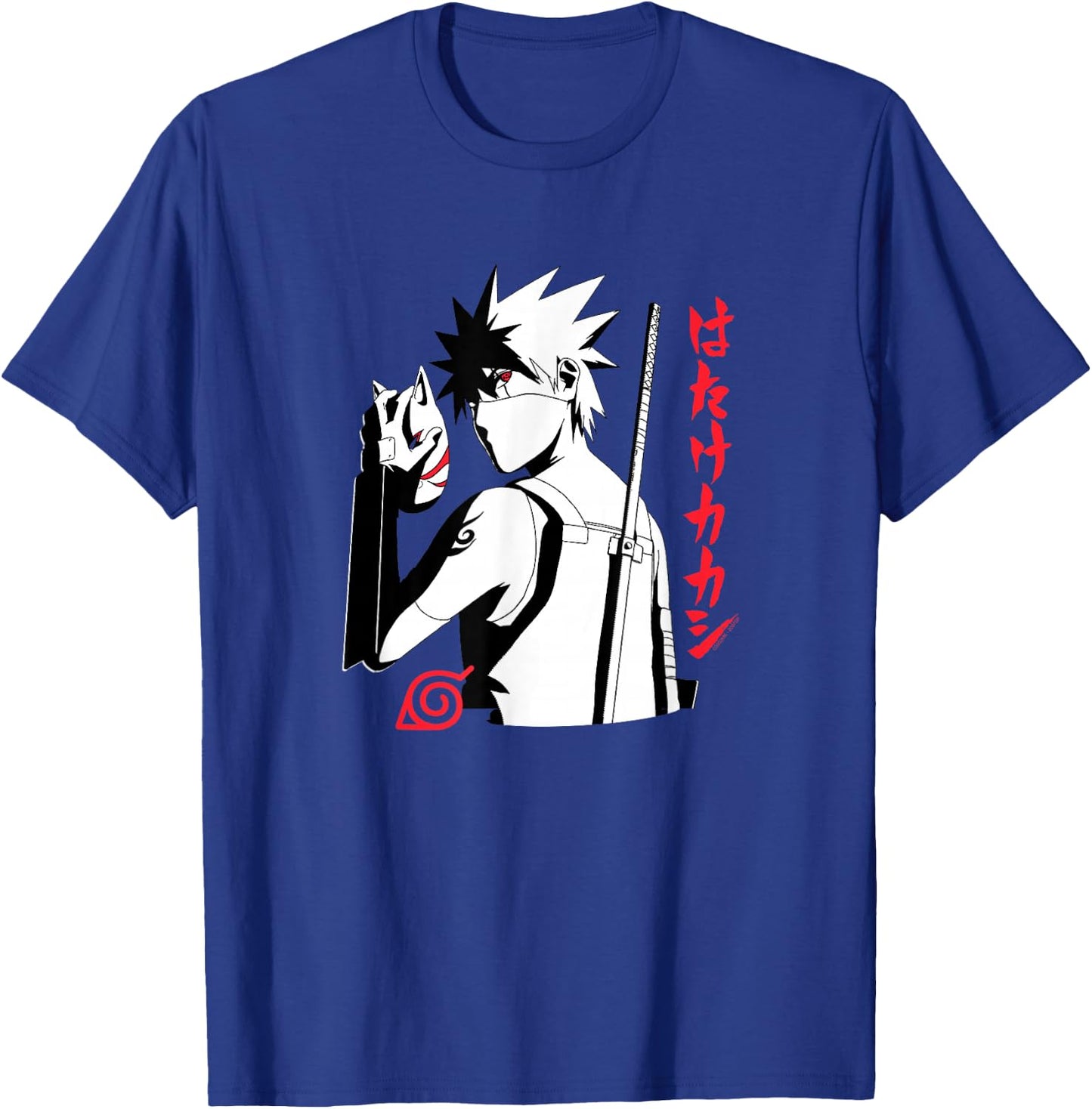 Naruto Shippuden Anbu Kakashi Sharingan Anime T-Shirt - T-Shirt | Royal