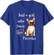 Frenchie Girl French Bulldog Dog Owner T-Shirt - T-Shirt | Royal