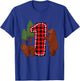 Kids 1 Year Old Lumberjack Birthday Party Bear Plaid Boy 1st Gift T-Shirt - T-Shirt | Royal