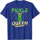 Pickle Queen Funny Pickle Enthusiast Cucumber T-Shirt - T-Shirt | Royal