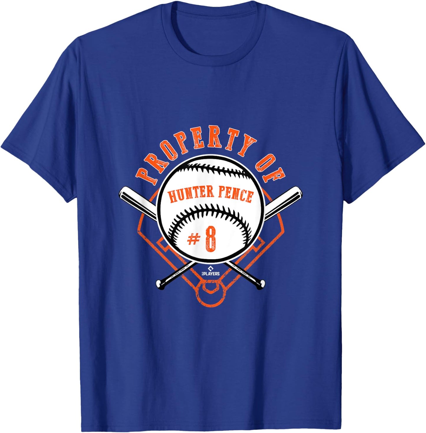 Property Of Hunter Pence T-Shirt - T-Shirt | Royal