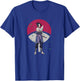 Naruto Shippuden Sasuke Uchiha Leaves and Symbol Anime T-Shirt - T-Shirt | Royal