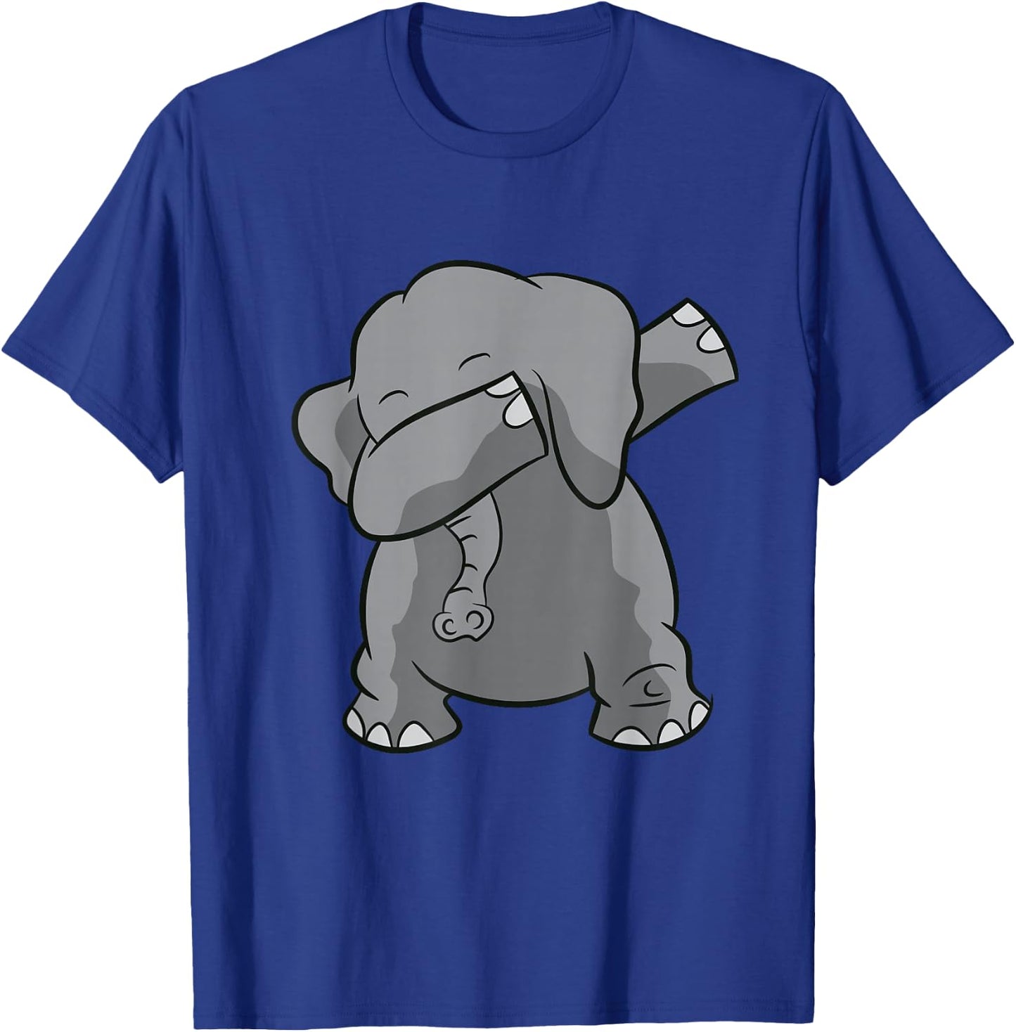 Dabbing Elephant Cute Dabbing Elephant T-Shirt - T-Shirt | Royal