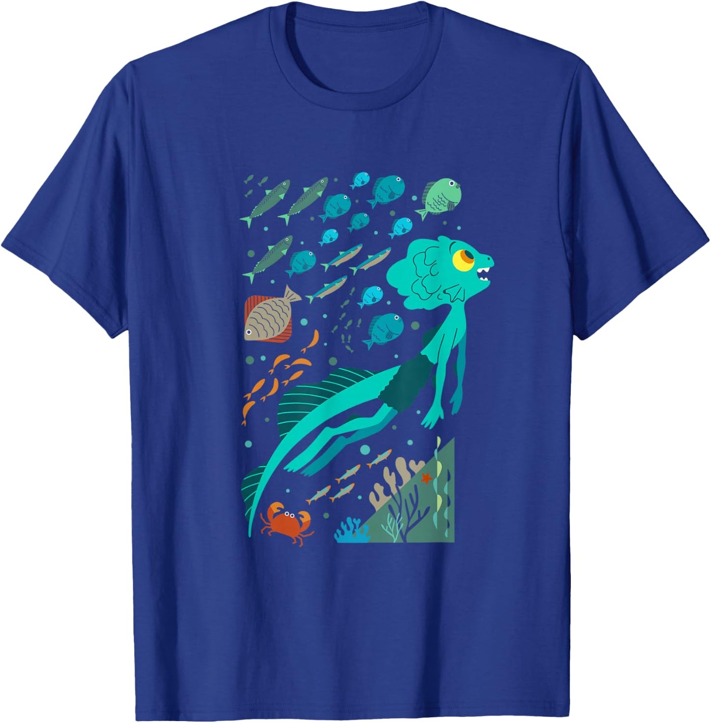 Disney Pixar Luca Swimming with Fishes T-Shirt - T-Shirt | Royal