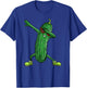 Funny Dabbing Pickle Gift | Cute Dancing Cucumber Men Women T-Shirt - T-Shirt | Royal